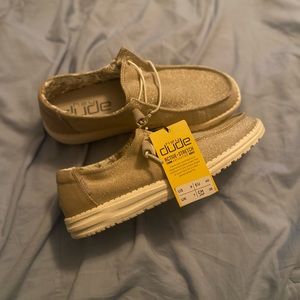 BRAND NEW!!  Women’s “Hey Dude” Size 9 Slip Ons!!